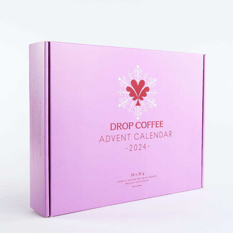 Drop Coffee joulukalenteri laatikko
