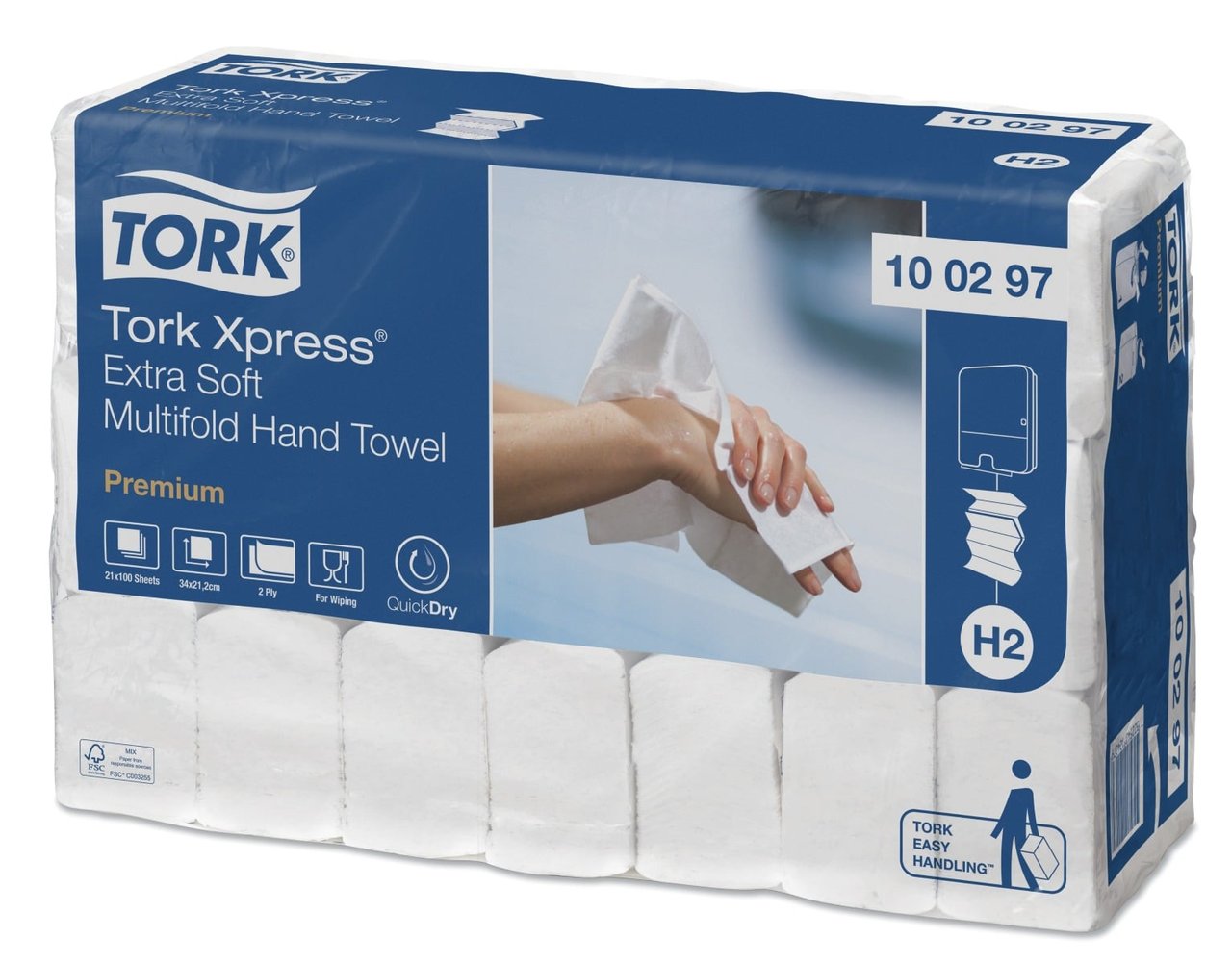 Käsipyyhe Tork Premium Xpress Extra Soft Multifold H2 - 1