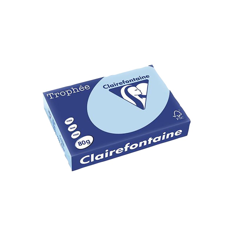 Värillinen paperi A4 vaaleansininen - 1