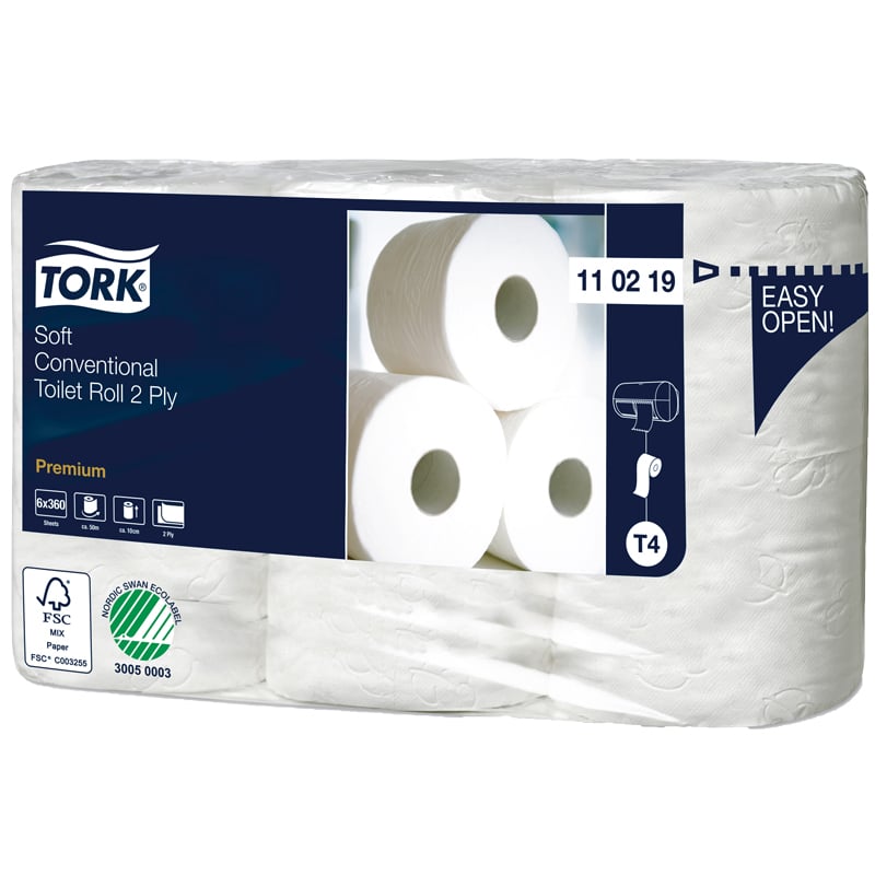 WC-paperi Tork Premium T4, extrapitkä - 1