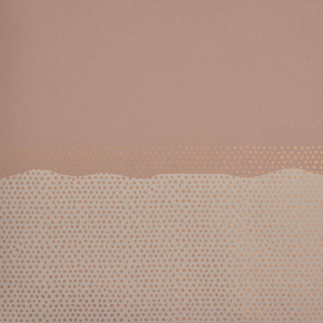 Lahjapaperi Half Dots, vaaleanpunainen