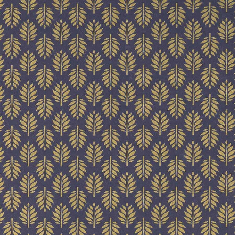 Lahjapaperi Leaf, sininen/kulta