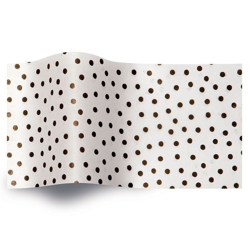 Silkkipaperi Speckled White