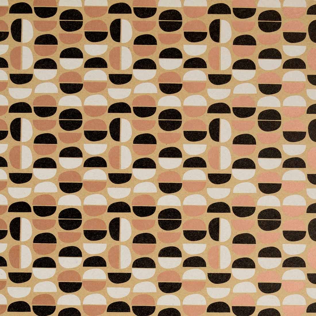 Lahjapaperi Half Circle Copper ALENNETTU HINTA - 1