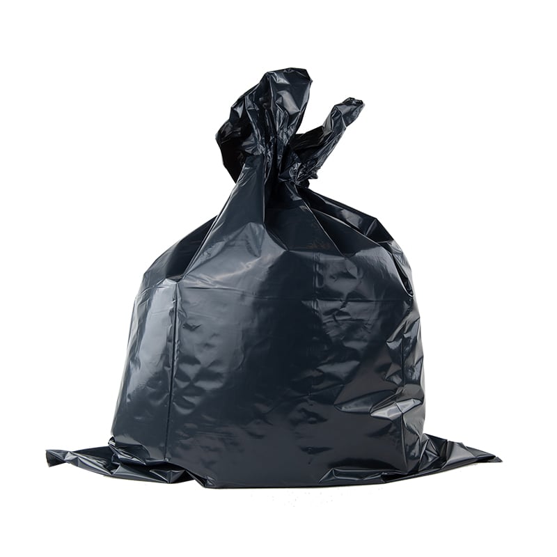 Jätesäkki CleanUp, musta - 4