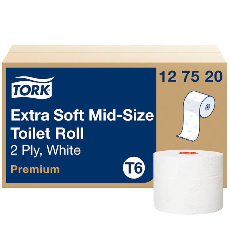 WC-paperi Tork Premium Extra Soft Mid-Size T6 - 1