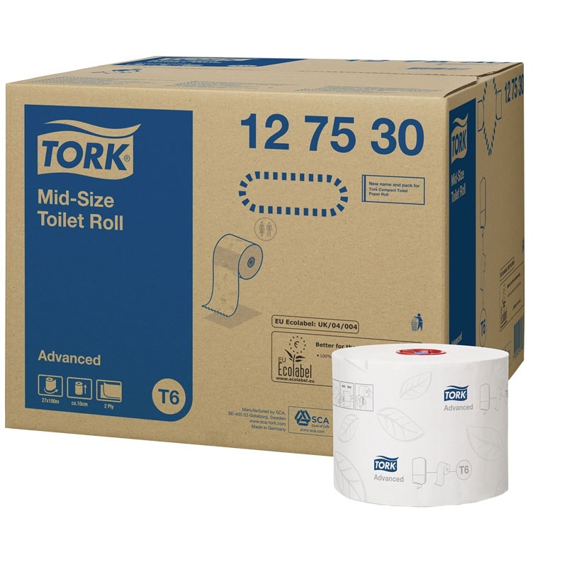WC-paperi Tork Advanced Mid-size T6 - 2