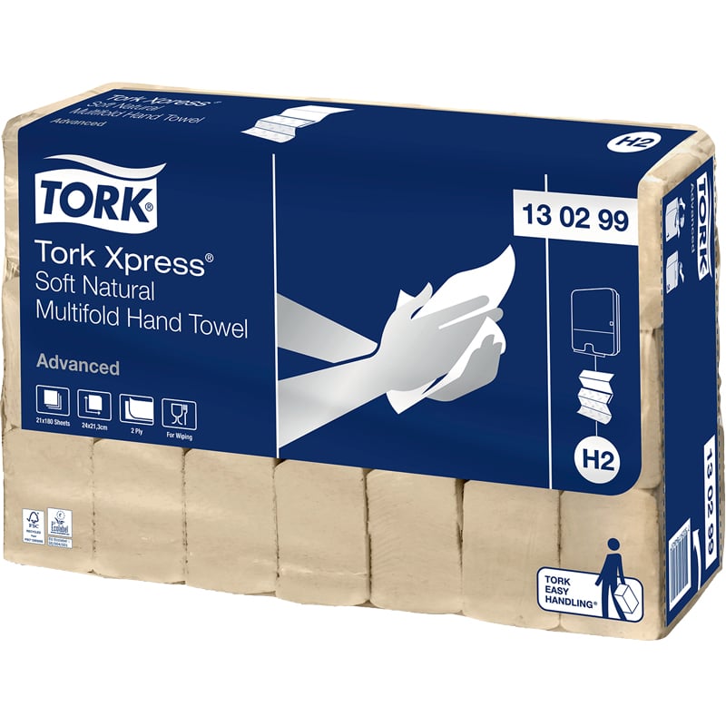 Käsipyyhe Tork Advanced Xpress Soft Natural Multifold H2 - 2
