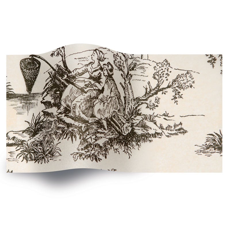 Silkkipaperi Black Toile - 1
