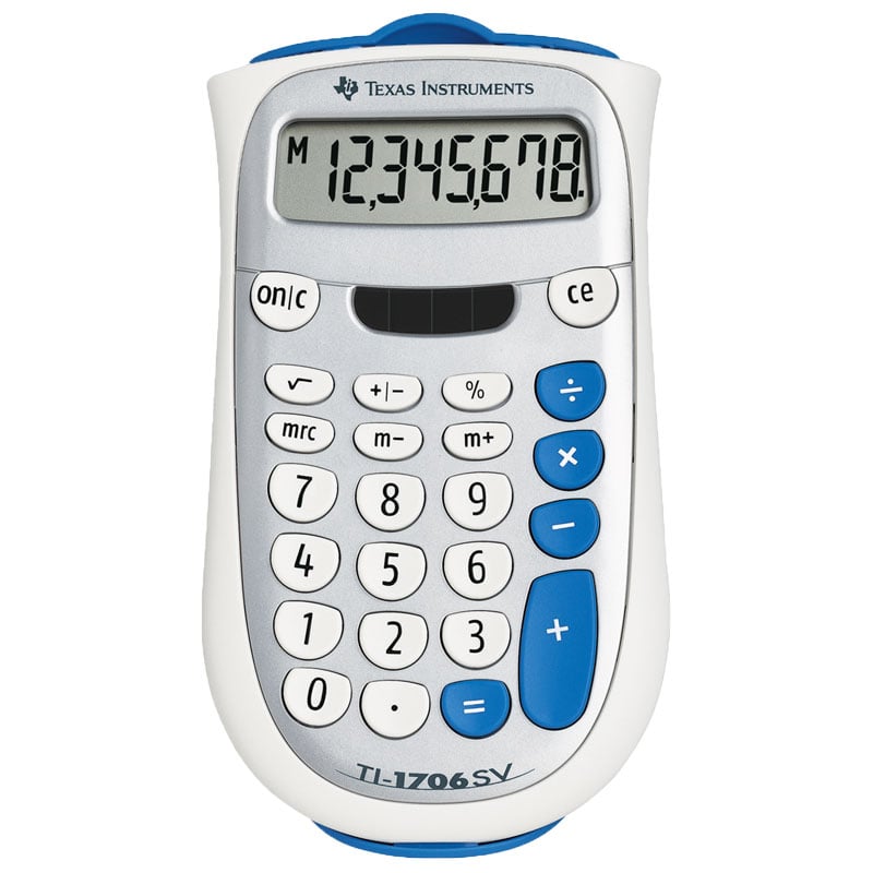 Laskin Texas Instruments TI-1706 SV - 1