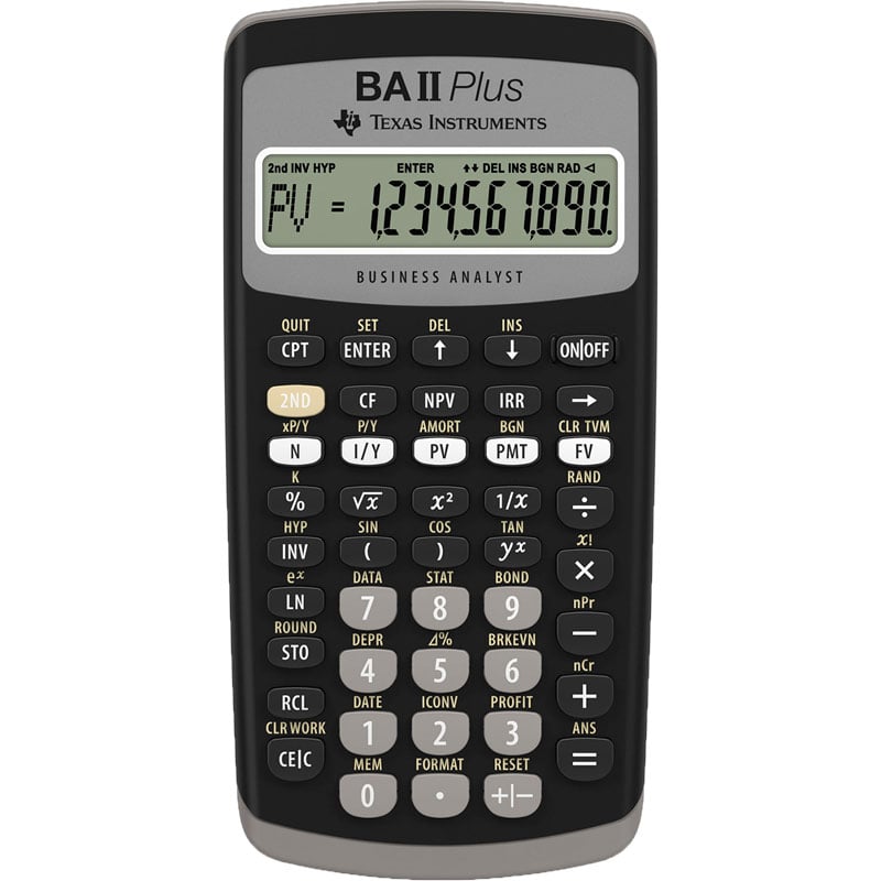 Laskin Texas Instruments TI-BA II Plus - 1