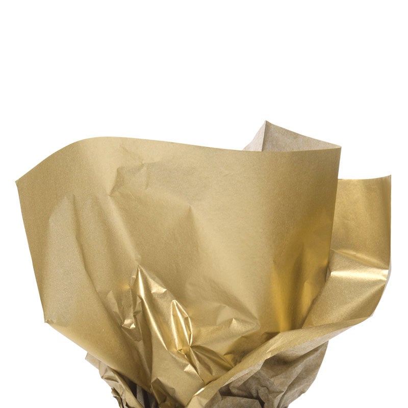 Silkkipaperi Metallic Gold - 1