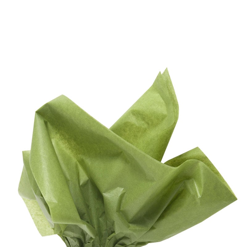 Silkkipaperi Moss Green - 1