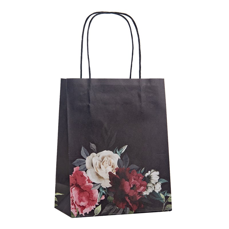 Nyörikannikekassi Wild Bouquet Black - 2