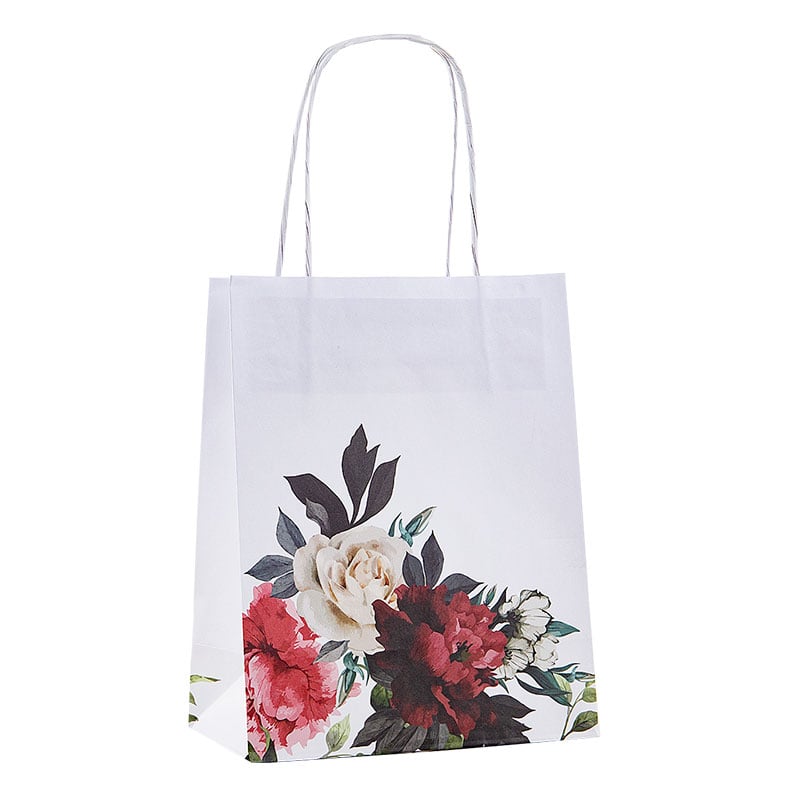 Nyörikannikekassi Wild Bouquet White - 2