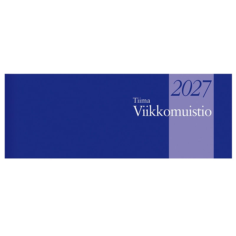 Pöytäkalenteri 2027 Tiima Viikkomuistio - 1