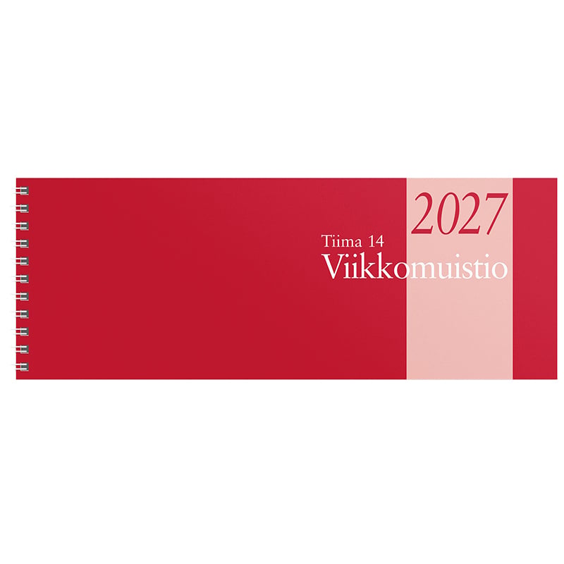 Kalenteri 2027 Tiima 14 vrk viikkomuistio - 1