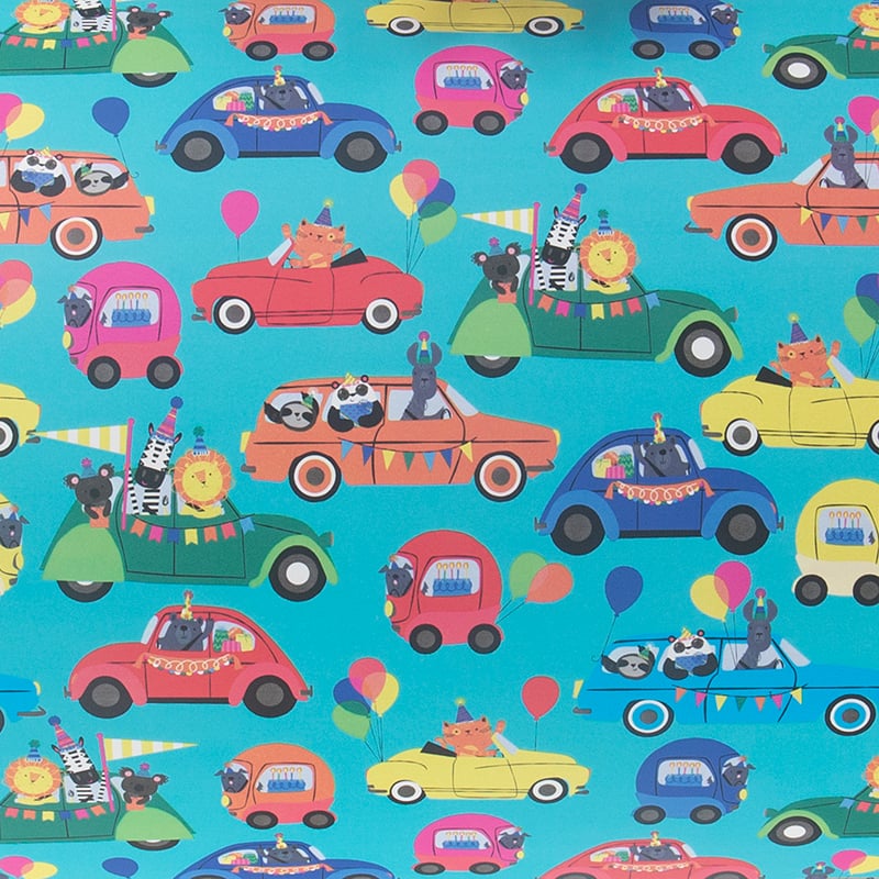 Lahjapaperi Mini Cars