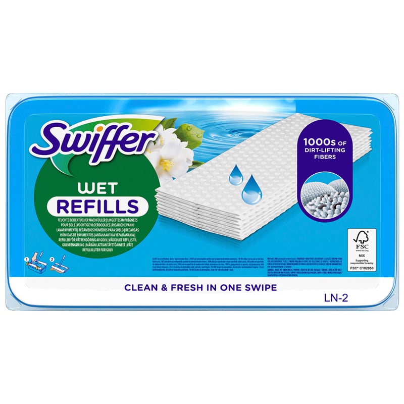 Kostea lattianpyyhintäliina Swiffer Floor, Morning Fresh - 1
