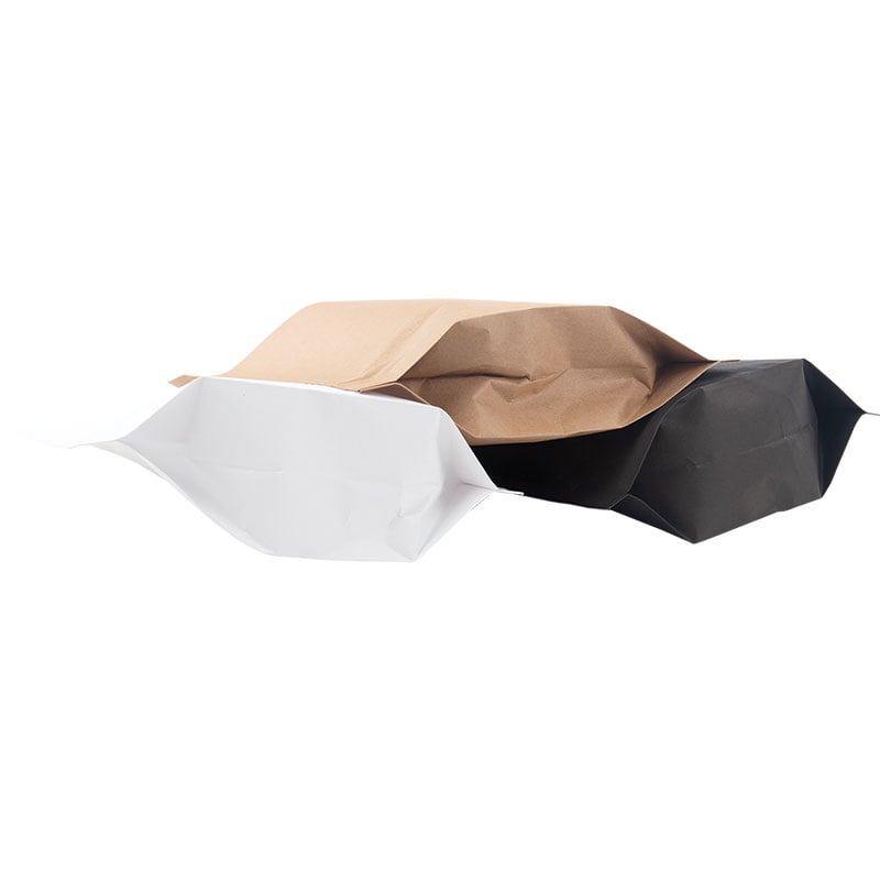 Nyörikannikekassi Pouch musta kierrätyspaperi - 4