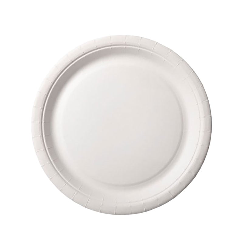 Matala kertakäyttölautanen, kartonki - 1