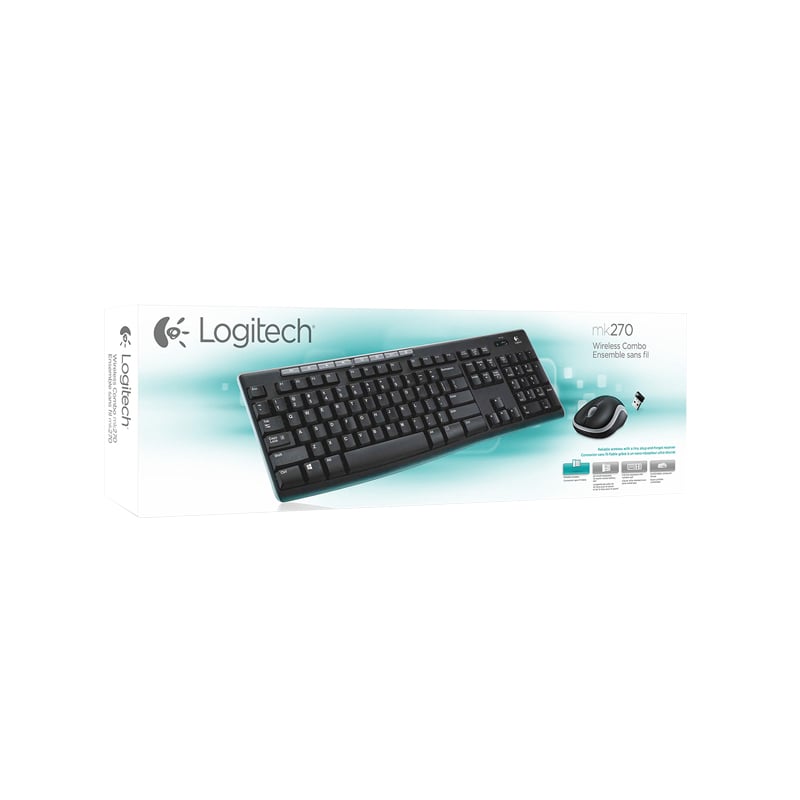 Näppäimistö ja hiiri Logitech MK270 - 3