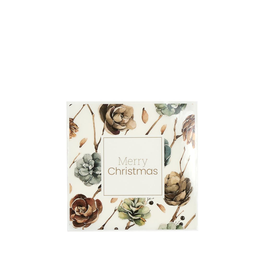 Tarra Käpy & Merry Christmas, läpinäkyvä - 1
