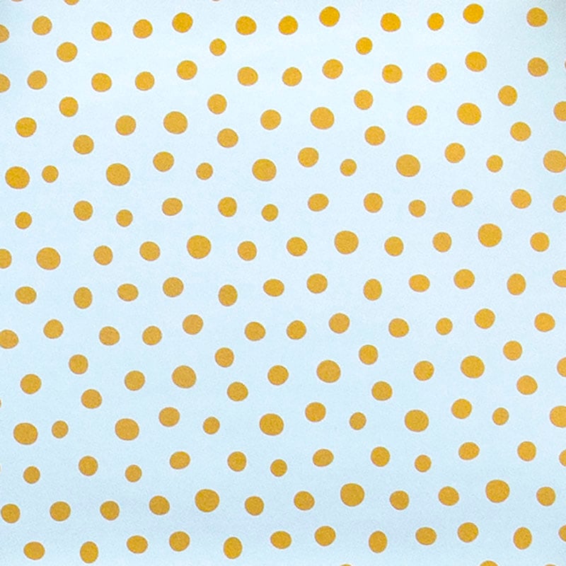 Lahjapaperi Miami Blue Gold Dots