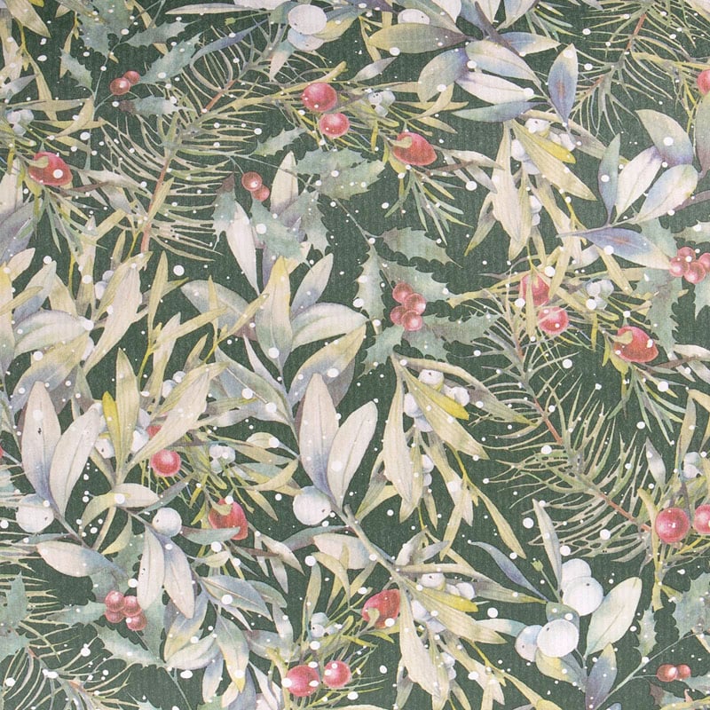Lahjapaperi Winter Green