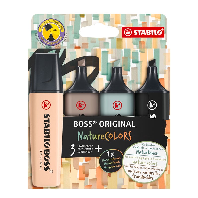 Korostuskynä Stabilo Boss Nature - 1