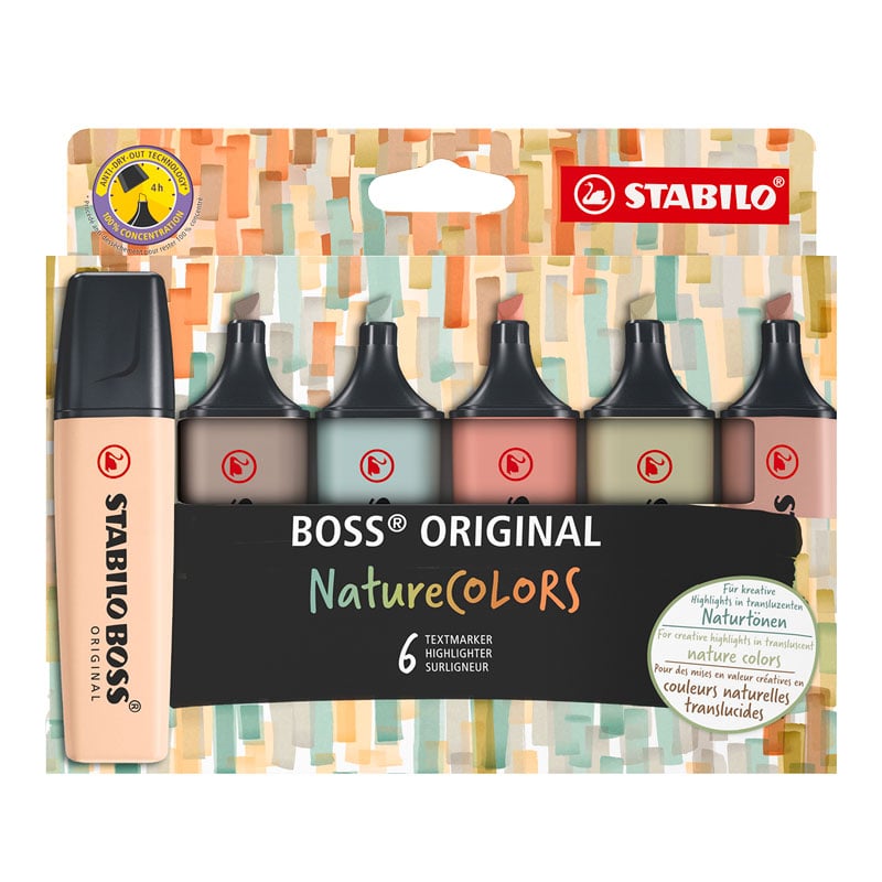 Korostuskynä Stabilo Boss Nature - 3