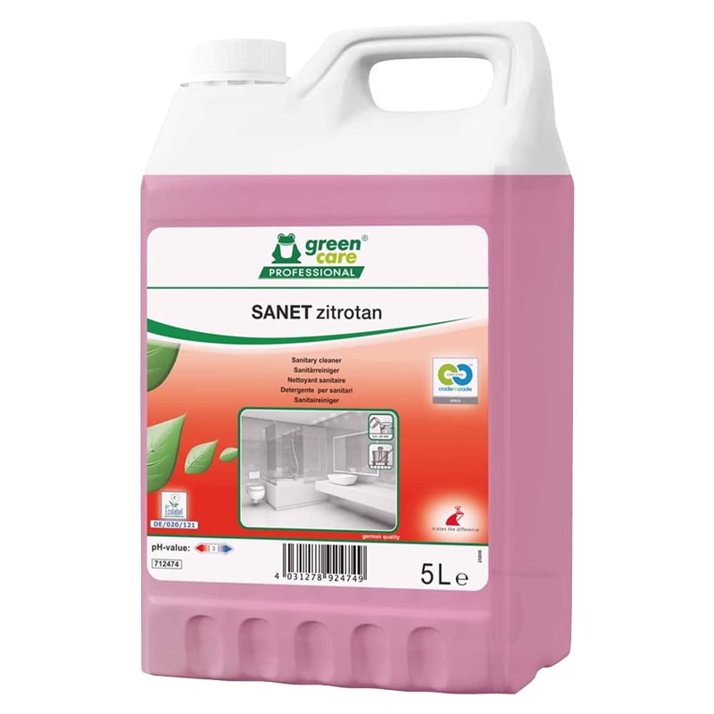Saniteettipesuaine Green Care Sanet Zitrotan - 3