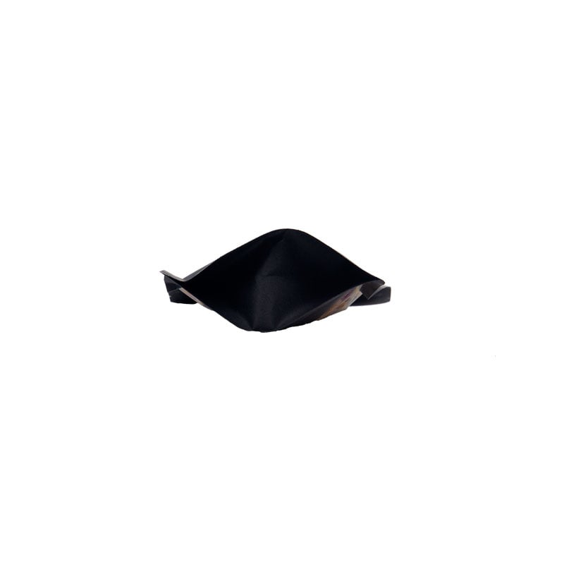 Doypack/Stand-up -pussi ikkunalla, paperi/PET/CPP, musta - 4