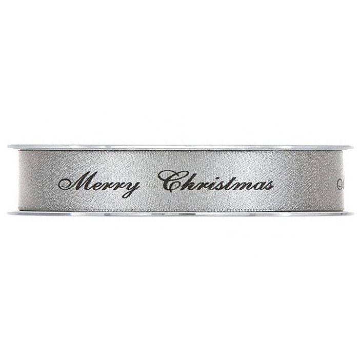 Satiininauha Merry Christmas, hopea - 2