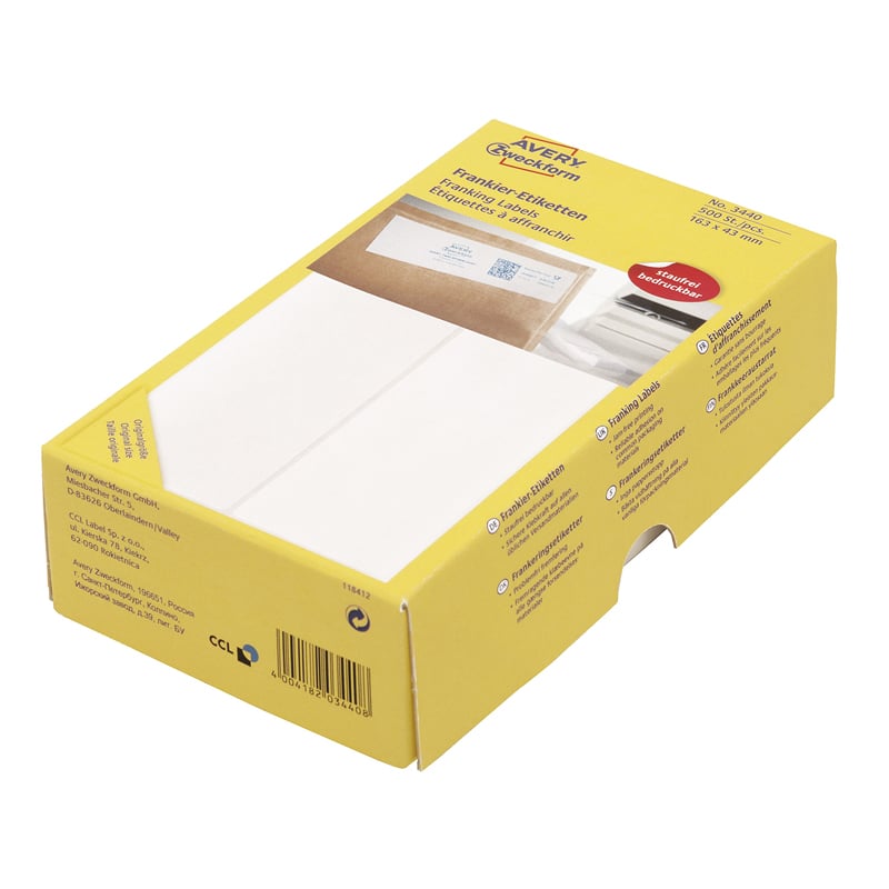 Postimaksutarra Avery 3440 - 1
