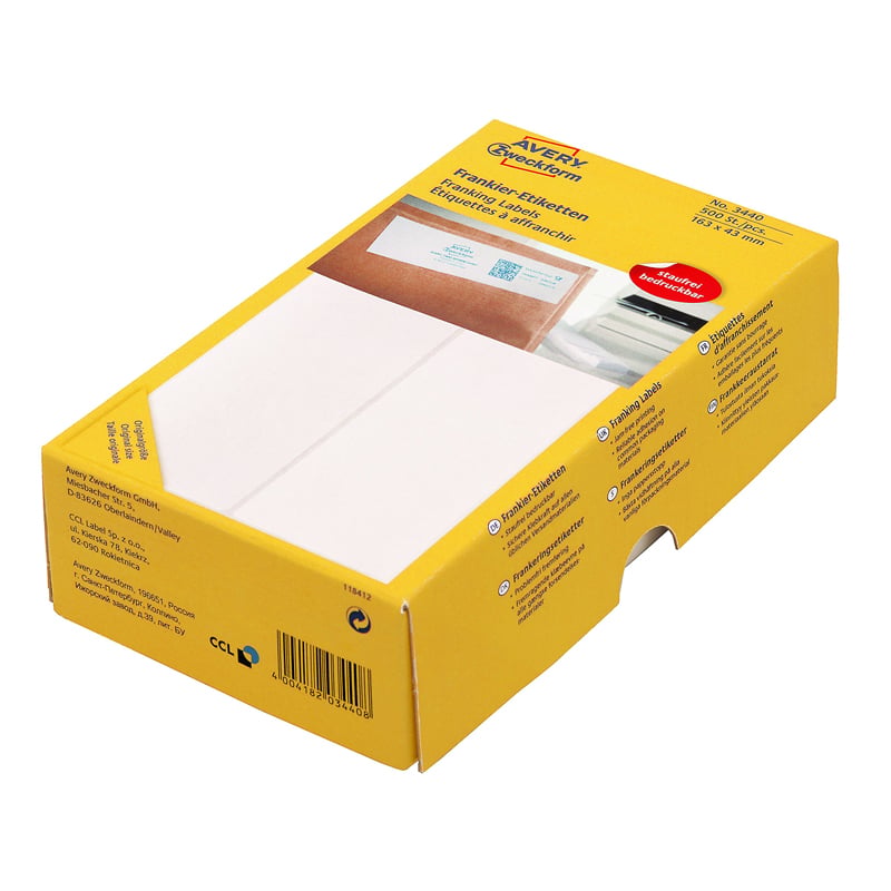 Postimaksutarra Avery 3441 - 1