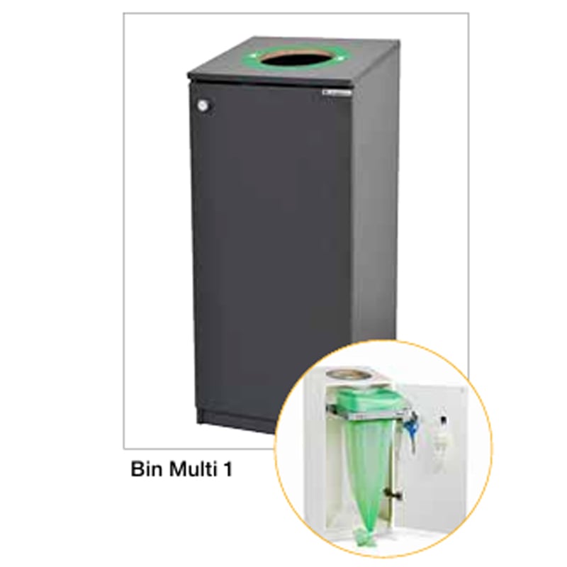 Jäteastia Longopac Bin Multi system 1 - 3