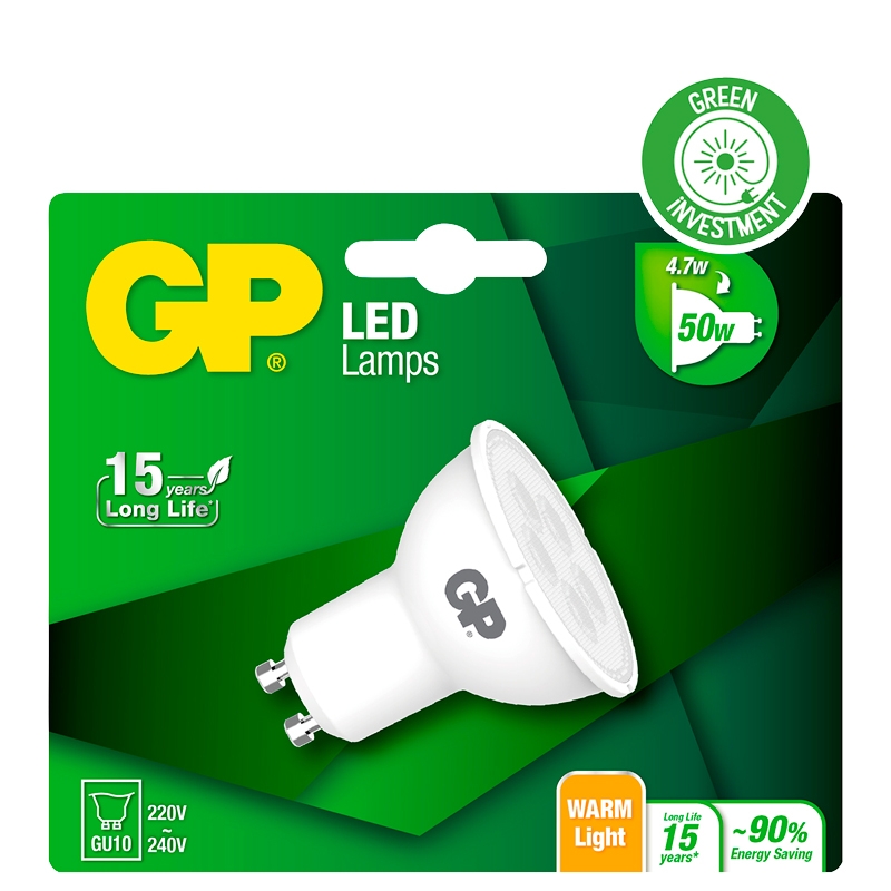 LED-lamppu GP GU10 - 2