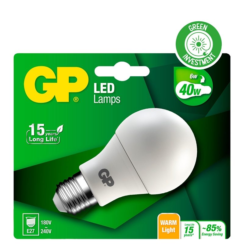 LED-lamppu GP E27 - 2