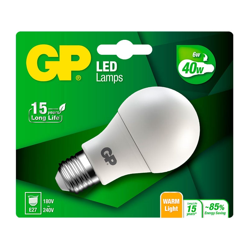 LED-lamppu GP E27 - 1