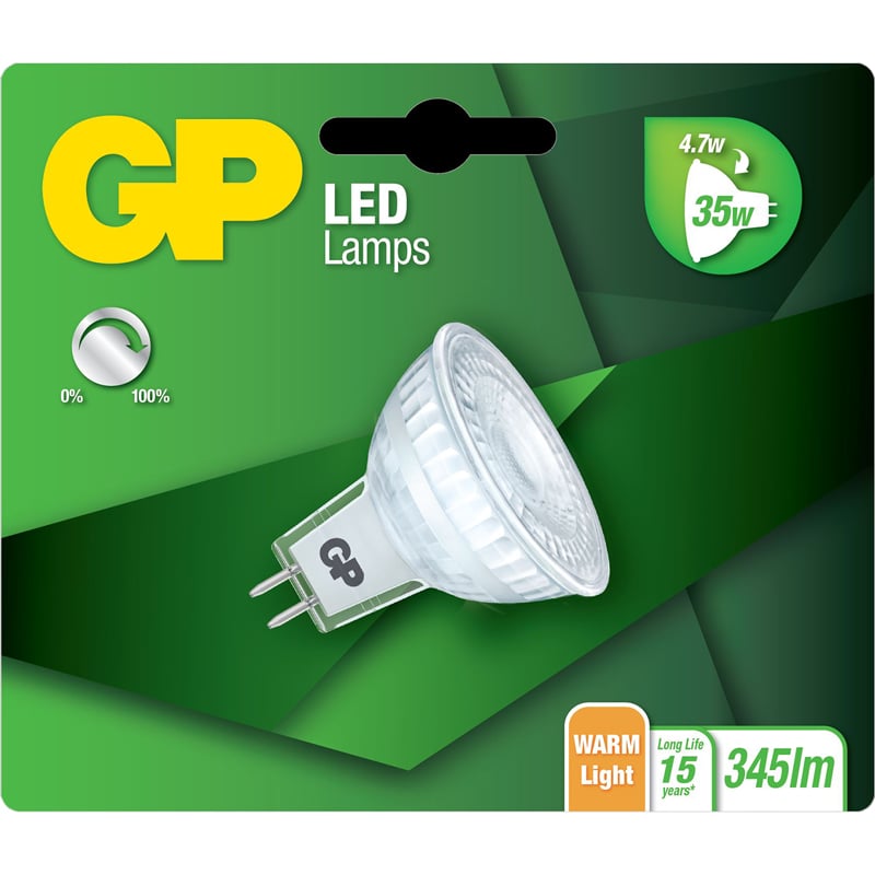 LED-lamppu GP GU5.3 - 3