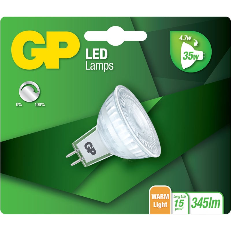 LED-lamppu GP GU5.3 - 1