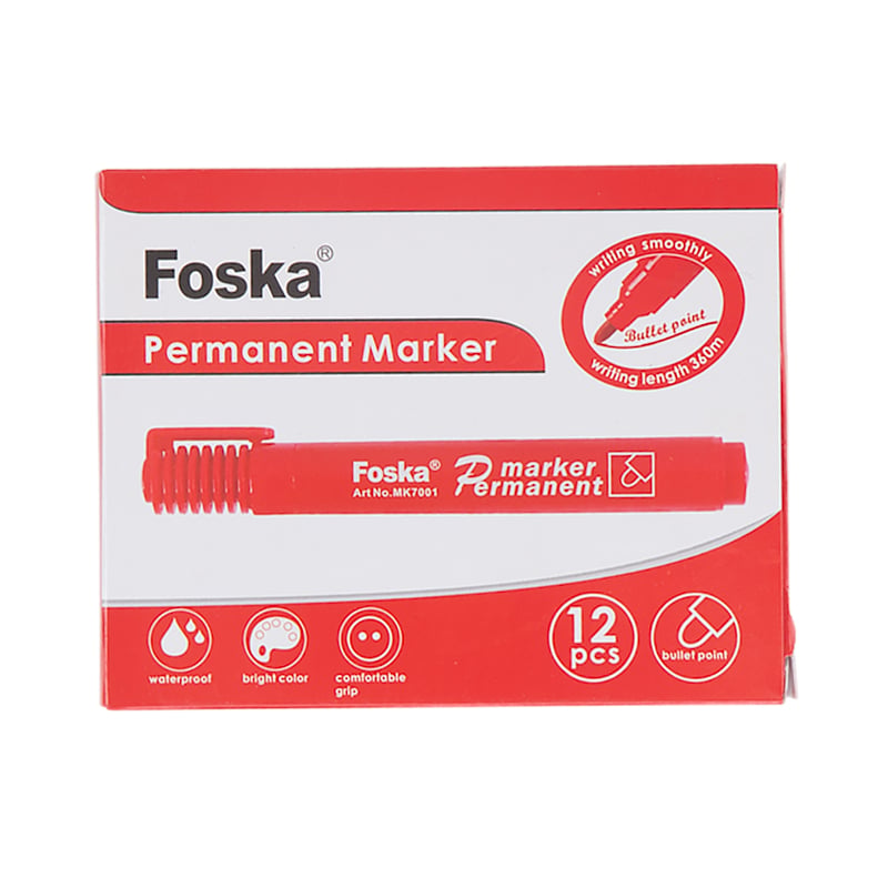 Merkkaustussi Foska, pyöreä kärki - 3