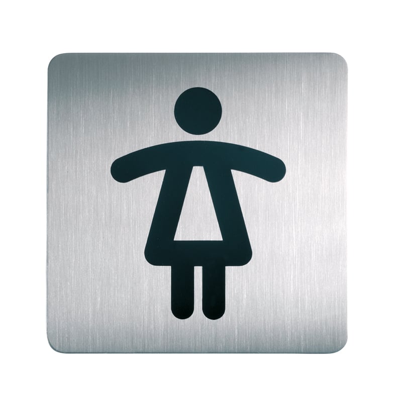 Symbolikyltti, neliö - nainen - 1