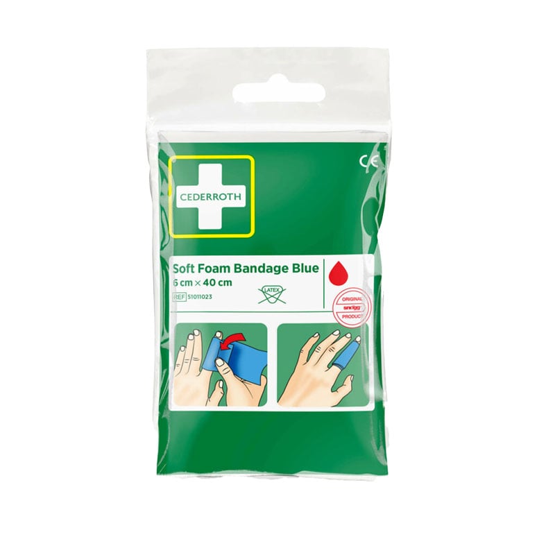Laastari Cederroth Soft Foam Bandage taskupakkaus - 1