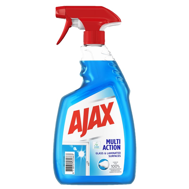 Lasinpesusuihke Ajax Triple Action Lasi - 1