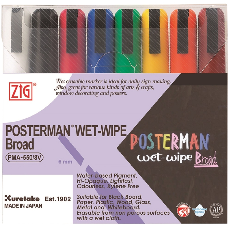 Liitutussi Zig Posterman Wet-Wipe - 2