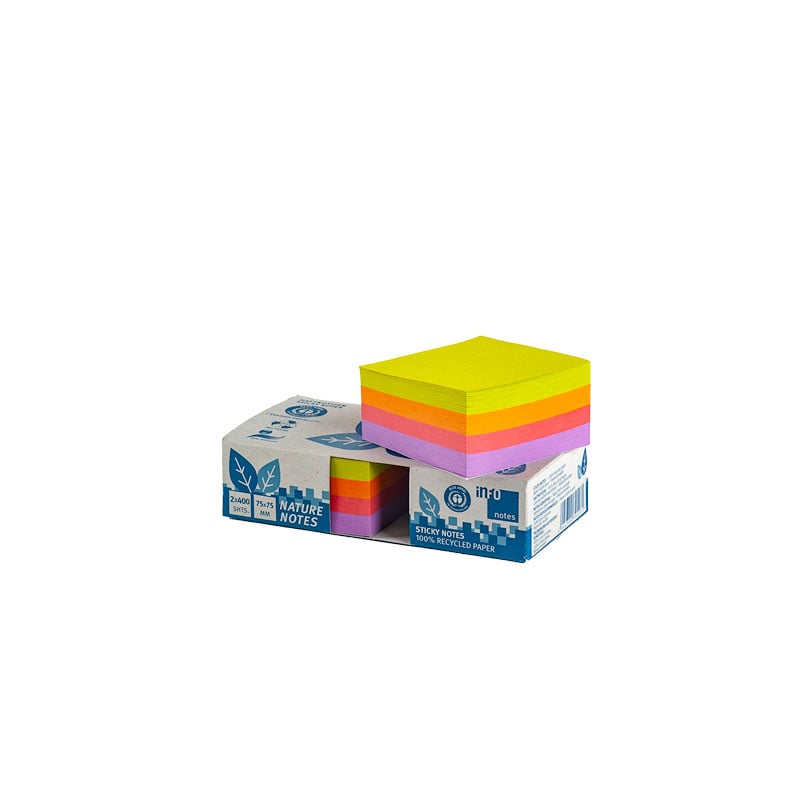 Muistilappukuutio Kierrätys Mix - 1