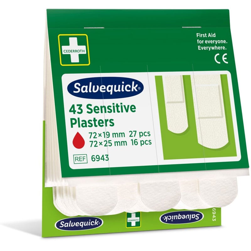 Laastarit Salvequick, täyttöpakkaus - 3