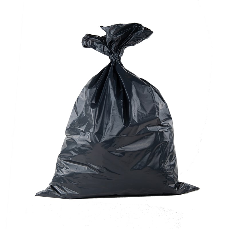 Jätesäkki CleanUp, musta - 3